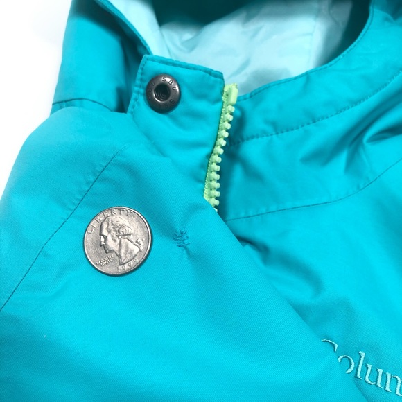 COLUMBIA omni-tech girls rain jacket 💥 S Jackets & Coats